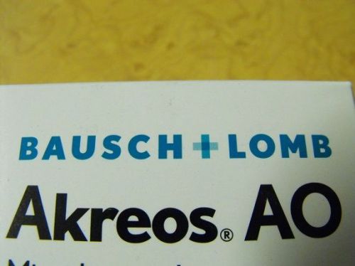 B &amp; L AKREOS MANY SIZES LARGE QUANTITY GOOD DATES