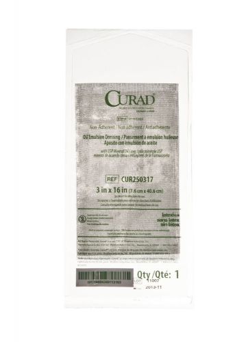 Medline Curad Sterile Oil Emulsion Gauze