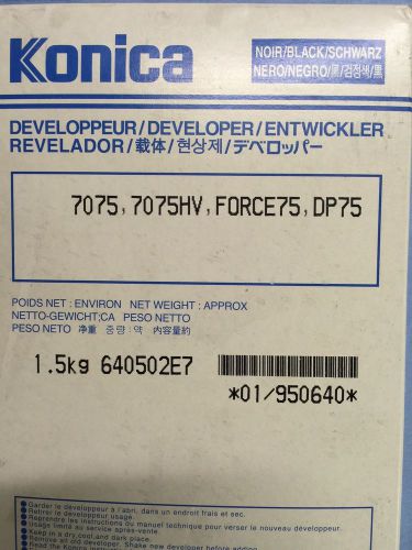 KONICA MINOLTA DEVELOPER 7075, 7075HV, FORCE75, DP75  01/950640 950640 950-640