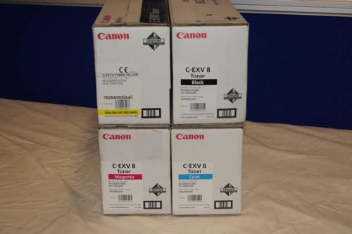 C-exv 8 toner set - irc3200 clc 3200 gpr-11 etc for sale