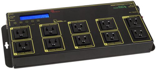 10 port Web Remote reset power switch with auto ping Control routers servers