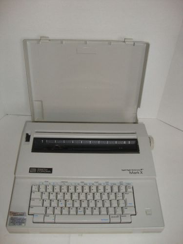 Smith Corona 5A Mark X Electric Typewriter Spell-Right Dictionary w Cover