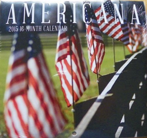 2015 ~ 16 MONTH &#034;MINI&#034; CALENDAR ~ AMERICANA