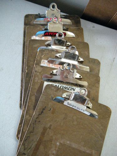 Used 2-pak Clipboards, hardboard, hi capacity clip, 9x12.5 w/warranty