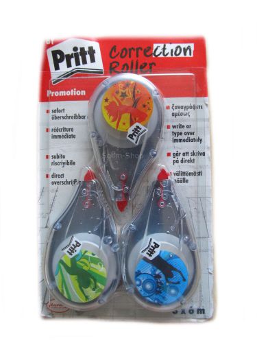 Pritt Correction Roller Korrektur Korrekturroller 3 Stuck neu!