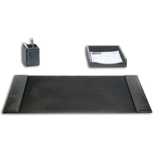 Dacasso 2200 Office Kit - Desk Pad, Pencil Holder, Letter tray - 3 / Set