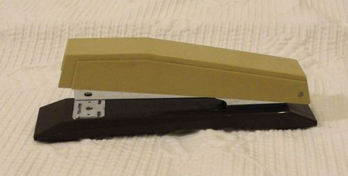 Vintage Swingline Stapler Swingline 400 Stapler Tan Brown Works 7&#034; VG