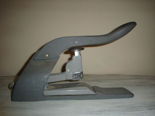 Vintage SWINGLINE No 13 HEAVY DUTY Stapler with POWER LEVER ATTACHMENT RARE