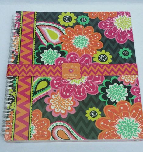 Vera Bradley Notebook 3 subject with pocket in Ziggy Zinnia new still sealed