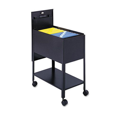 Extra-Deep Locking Mobile Tub File, 13-1/2w x 24-3/4d x 28-1/4h, Black