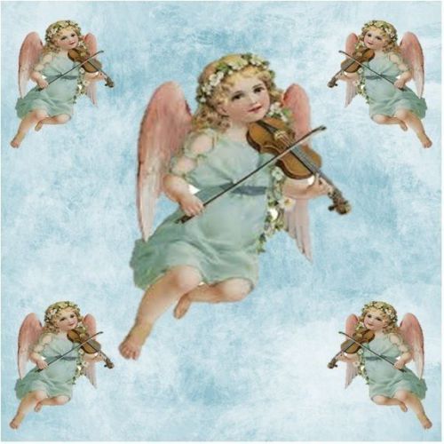 30 Personalized Return Address Angels Cherubs Labels Buy 3 get 1 free (ace55)