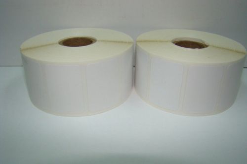 2 Rolls of 1175 2.25x1.25 Waterproof Kimdura Thermal Zebra 2824 2844 Labels