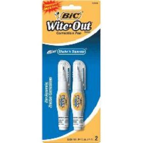 BIC Wite-Out Mini Correction Pen 2 Count