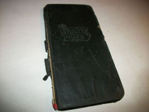 1925 Diary Memorandum Book