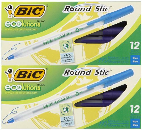 Bic ecolutions  round stic ball pens 50 pens for sale