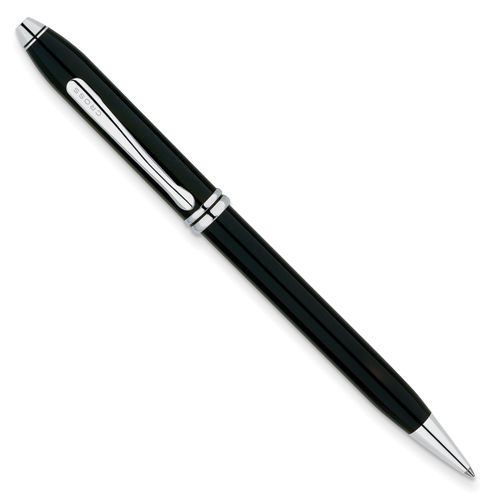 Townsend black lacquer rhodium-plated ball-point pen for sale