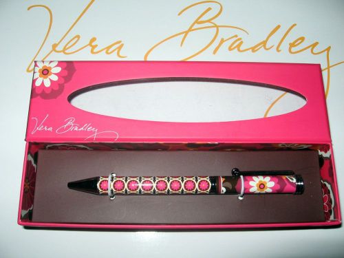 Vera Bradley CARNABY Ink Pen RARE &amp; HTF New - Great Gift! NIB