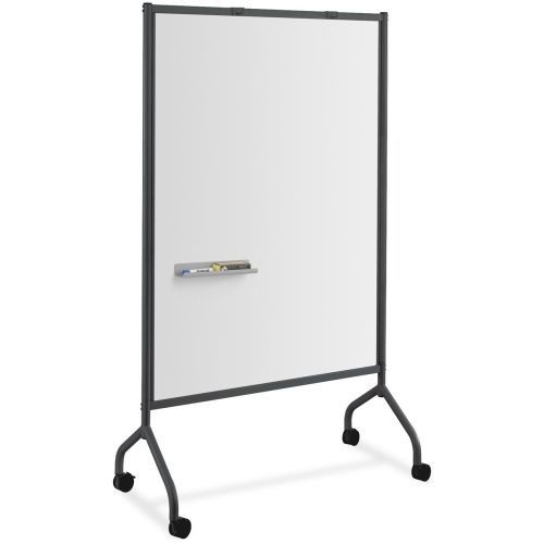 Impromptu Magnetic Whiteboard Collaboration Screen, 42w x 21 1/2d x 72h, Black