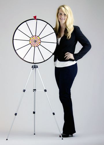 24&#034; White Dry Erase Prize Wheel