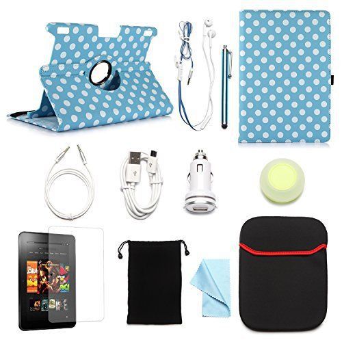 ARION Kindle 11-Item Accessory Bundle Kit for New Amazon Kindle Fire HDX 8.9&#034; Ta