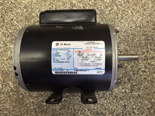 Air Compressor Motor 1.5 HP 115/230 V 3450 RPM 1 PH MOD 5KC49NN2044Y GE Motors