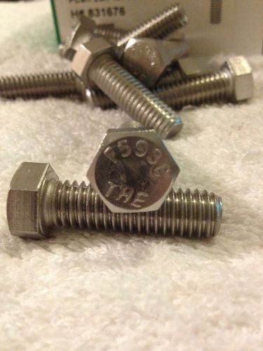 50-Hillman Fastener STAINLESS STEEL Hex Cap Screws 7/16-14x1-1/2 MSRP $131.00