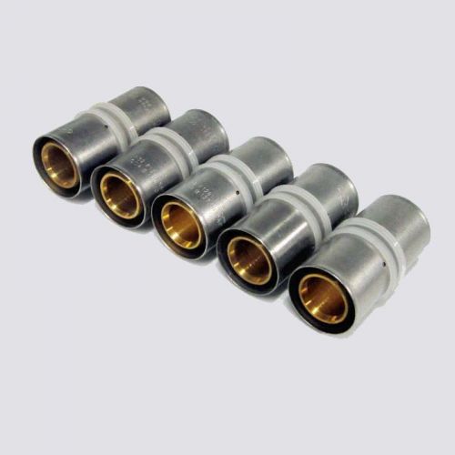 Lot 5x new pex-al-pex coupling 1&#034; press coupler prf-pc7 for sale