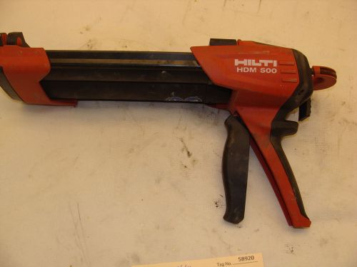 HILTI HDM 500 MANUAL ADHESIVE DISPENSER GUN USED