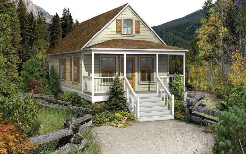 Steel frame cabin kit - 1 bedroom, 1 bath, 684 sqft for sale