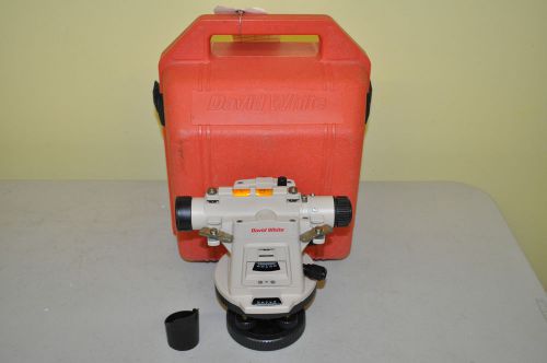 David White LT8-300P Transit Level - Optical Plummet - Serviced &amp; Calibrated