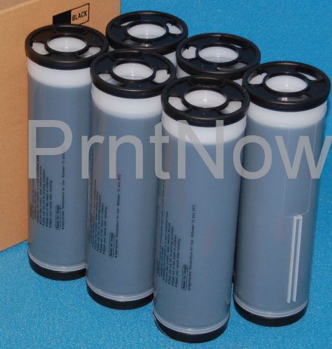 Gr black ink s539u s539 compatible 6 tubes riso gr3750 gr2750 gr2710 ra rc s569 for sale