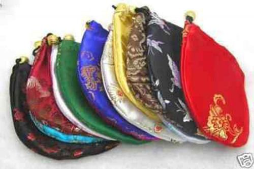 WHOLSALE 20 pcs China Silk Jewelry Pouches