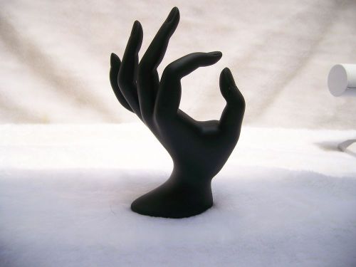 Jewelry display acrylic ring display ok hand shape display black for sale