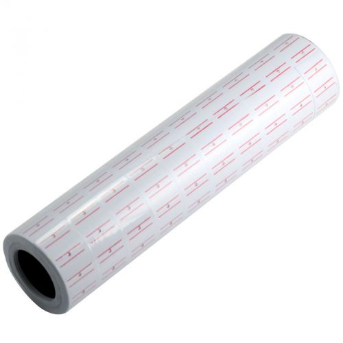 10 Rolls X 500pcs Price Label Stickers Rolls for MX-5500 1 line Price Gun White