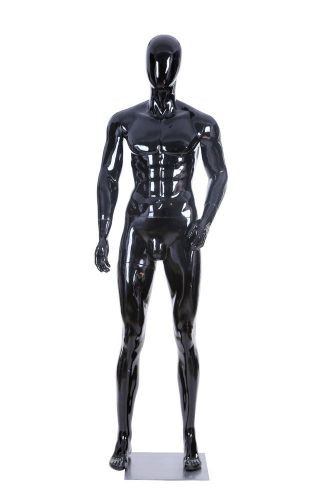 5FT 11&#034; TALL 38&#034;CHEST 28&#034;WAIST 38&#034;HIPS EGG HEAD MALE MANNEQUIN GLOSS (MIK6E-B)