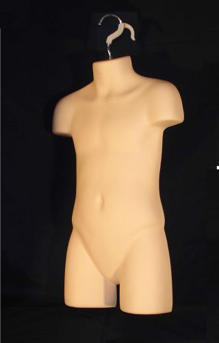 CHILD MANNEQUIN DRESS FORM (for 5T~7T / FLESH) FOR HANGING / HOLLOW BACK