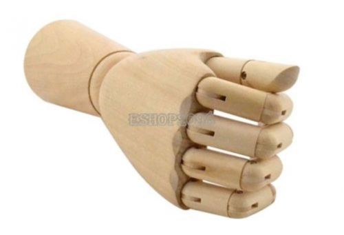 9.8&#034; Wooden Artist Female Right Hand Articulated Art Mannequin High Qualivantech