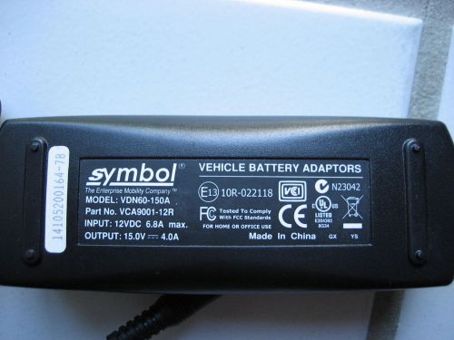 SYMBOL VCA9001-12R VEHICLE ADAPTOR - MODEL NUMBER VDN60-150A.