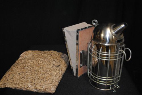 Beekeeper&#039;s Smoker &amp; 3 Pound Bag Smoker Fuel- US Seller