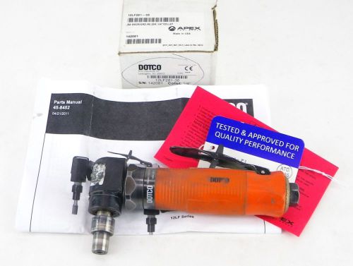 Apex dotco 12lf281-36 1/4&#034; collet 20,000 rpm 90 deg pneumatic air die grinder e1 for sale