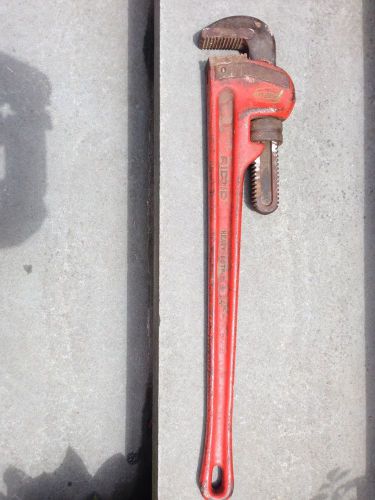 Pipe wrench 24&#034; ridgid for sale