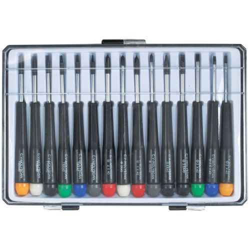 Velleman vtset15 15-piece precision screwdriver set 370-412 for sale