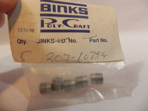 Lot of 5 Binks 207-10794 Screw, Retaining ~ for Spray Gun ~ NEW OLD STOCK