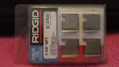 Ridgid 37930 stainless steel 1-1/4&#034; npt die 12-r for sale