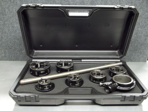 Toledo Pipe Threading Ratchet Set w/Case 2&#034;,1 1/2&#039;,1 1/4&#034;, 1&#034;, 3/4&#034;, 1/2&#034;. #12