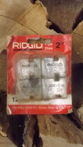 *NEW* RIDGID 2&#034; NPSM, (R.H) PIPE DIES *37985*12-R, 12R, RIGID