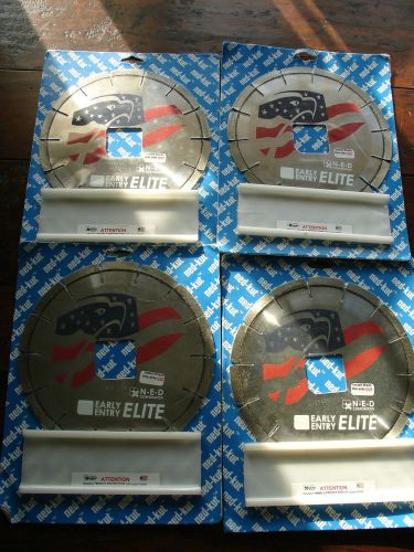 8&#034; .100 x EE Early Entry Elite N-E-D Concrete Saw Blades Diamond Segmented