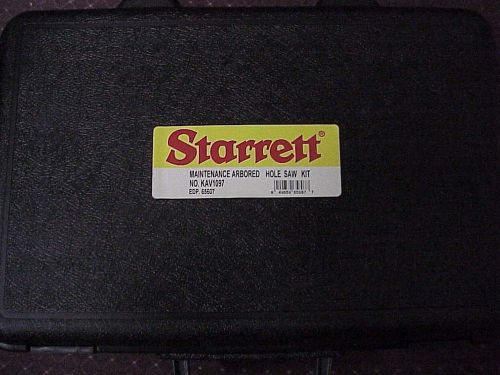 STARRETT  KAV1097 Hole Saw Kit, 9 PC