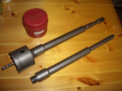 3&#034; CONCRETE CORE DRILL BIT SDS PLUS, MAX, SPLINE