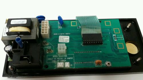 Bunn CDBC Brewer Control Board w/pad